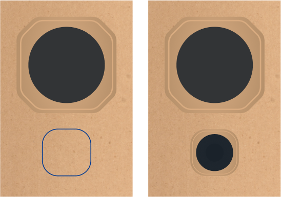 mask pannel of speaker