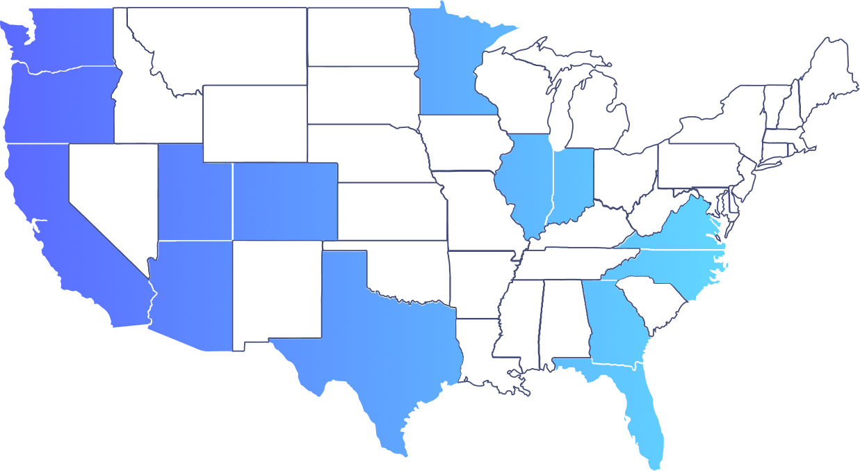 most connected map