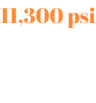 11,300 psi