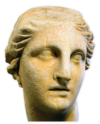 sculpture of athena