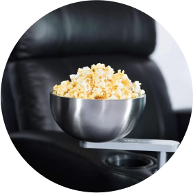 popcorn bowl attachment
