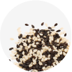 black and white sesame seeds