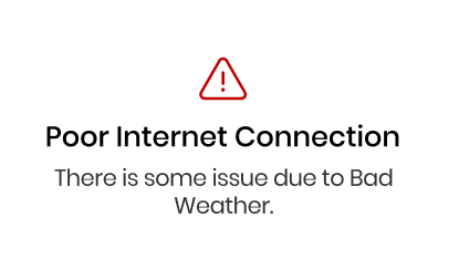 poor internet connection