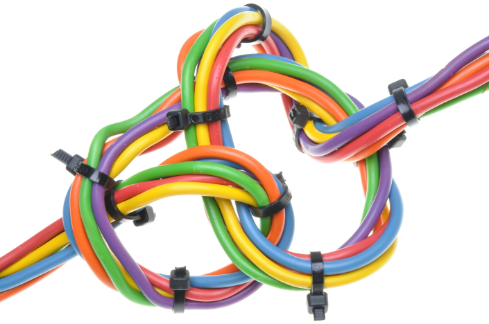 colorful wires