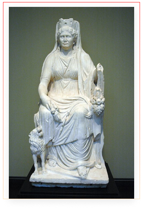 white statue