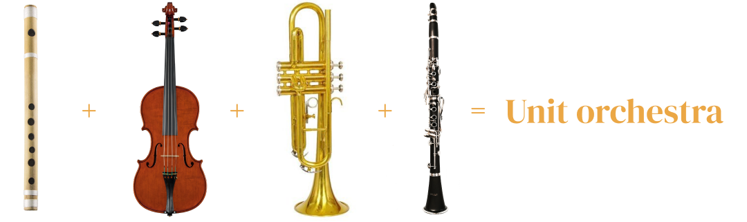 instruments for unit orchestra