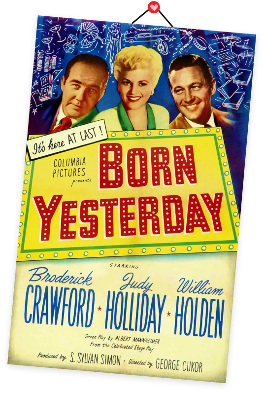 born yesterday poster