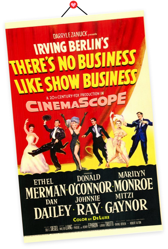 Theres no business like show business poster