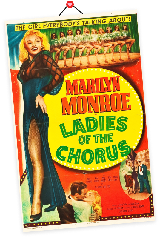marilyn monroe ladies of the chorus