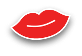 red lip icon