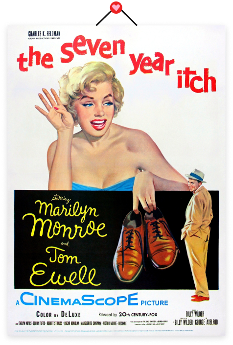 the seven year itch poster