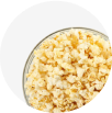 Hot Mustrard Popcorn popped popcorn