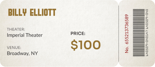 billy elliot ticket