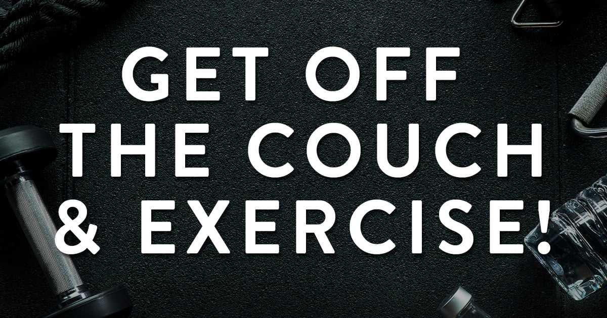Get Off the Couch and Exercise! Theater Seat Store