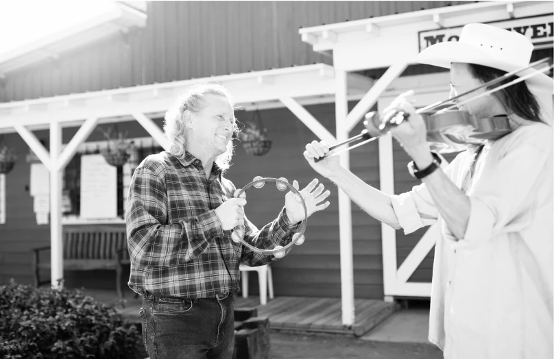 Middle Age Barbershop Music Image_