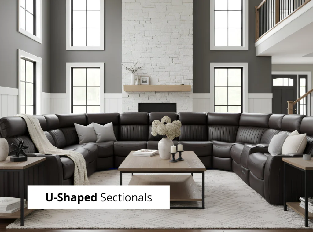 U-shaped-sectionals U-shaped-sectionals