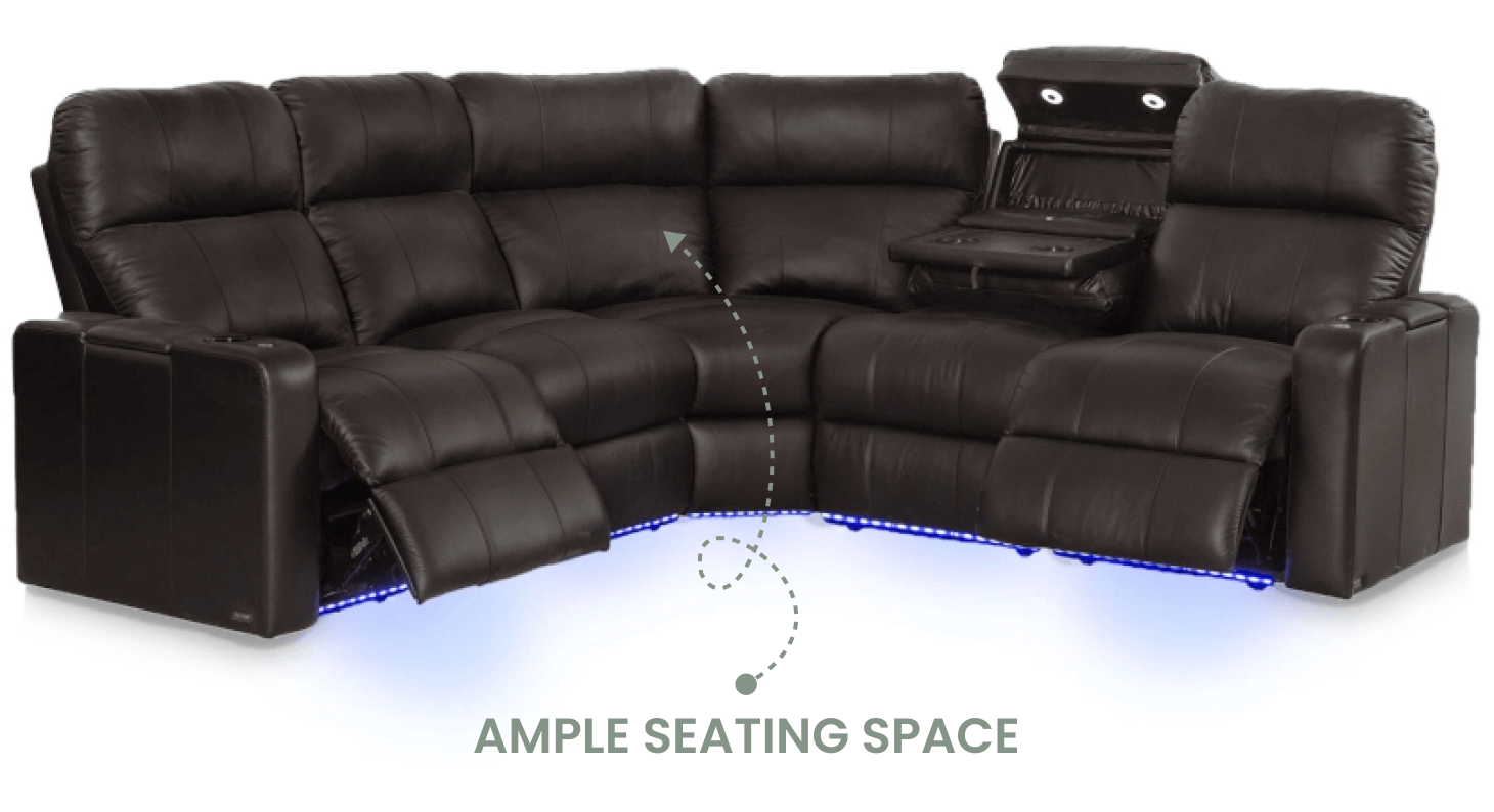 ample seating space