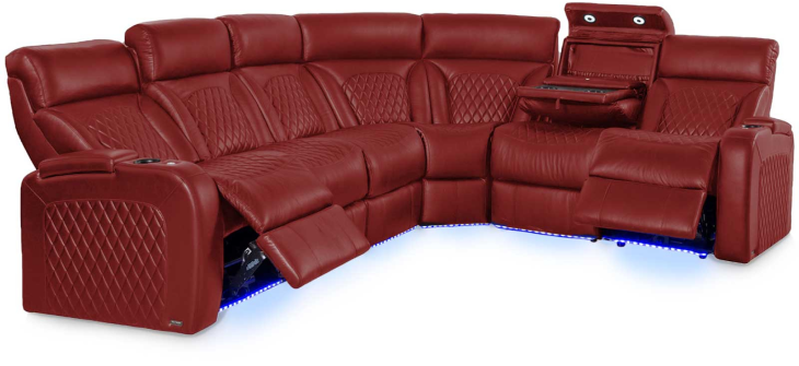 custom couch sectional - red sofa