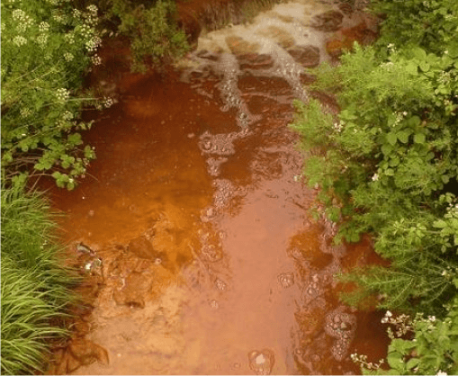 river draining chromium