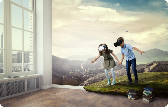 VR replicates movements
