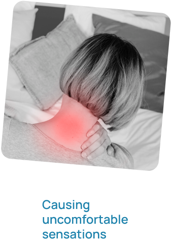 Causing uncomfortable sensations