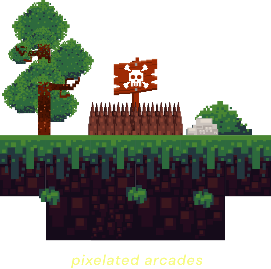 pixelated arcades