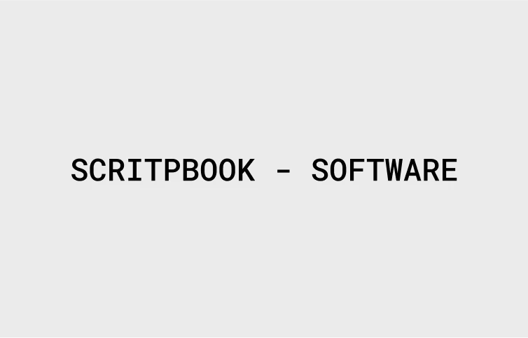 SCRITPBOOK – SOFTWARE Image_