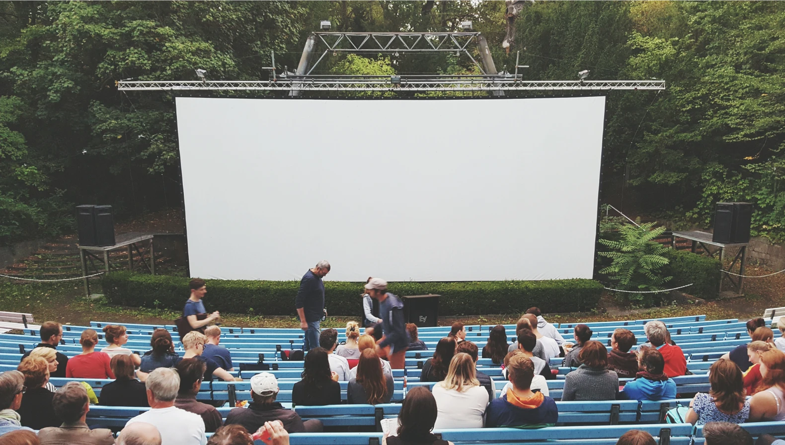 All-in-one outdoor entertainment systems