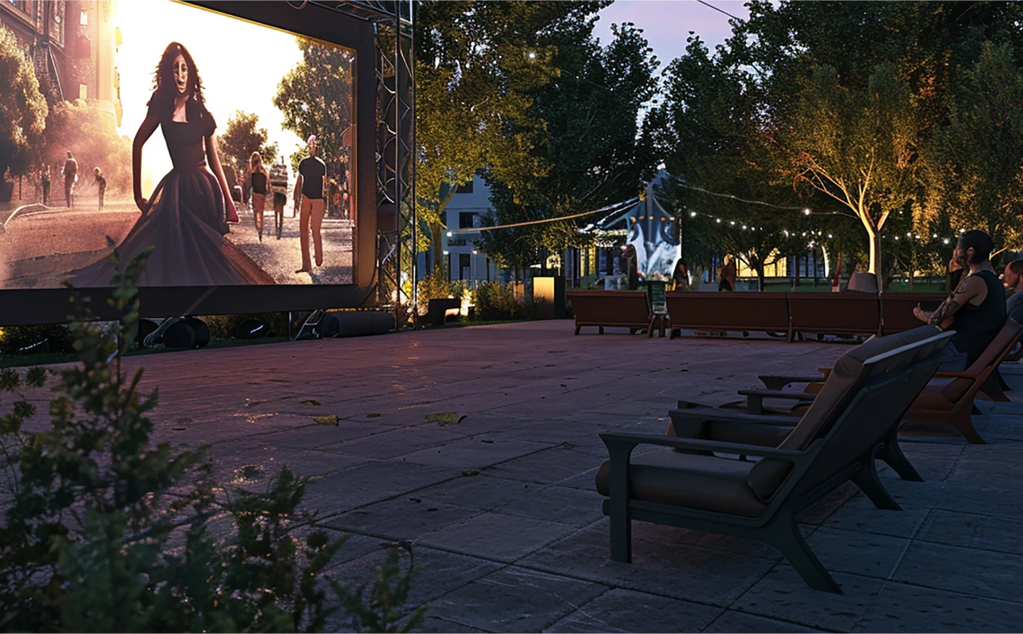 Creating distinct audio-visual environments Image_
