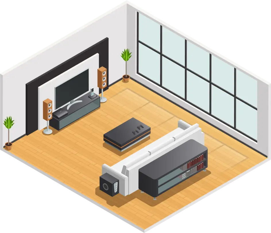 home theater setup