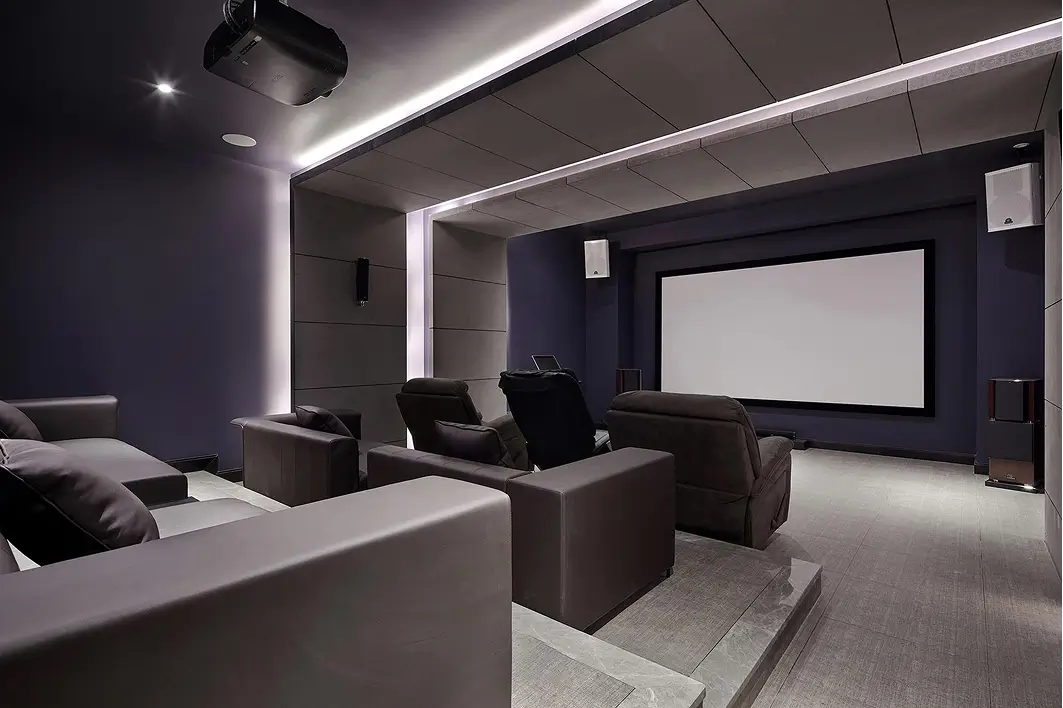 space used - home theater