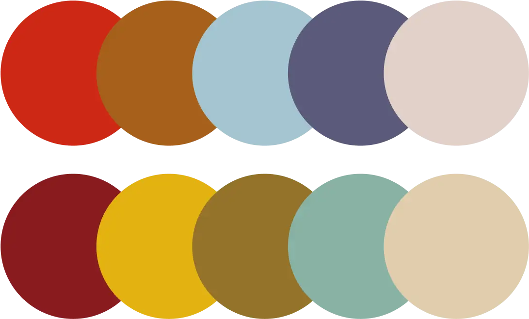 Wes Anderson Film Color Palette
