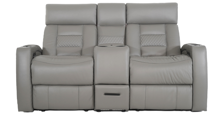 Flex HR in smoke grey loveseat