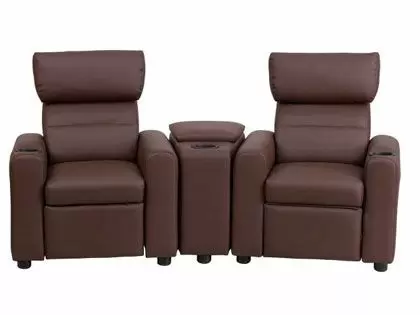 Kids Theater Seating Recliners For, Childrens Leather Recliner