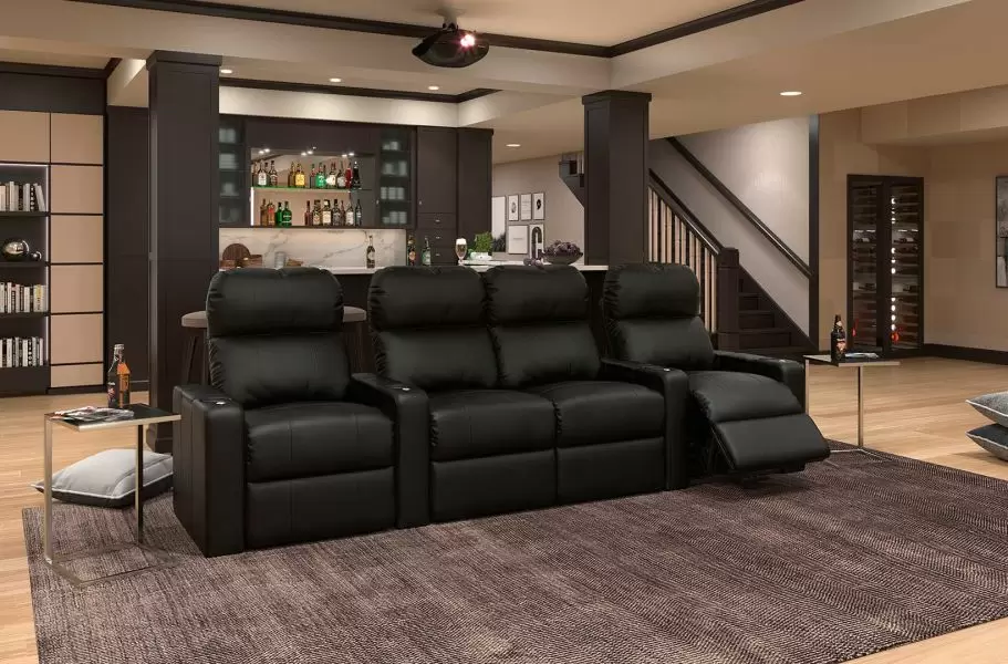 Octane Seating Turbo Xl700 Theater, Leather Theater Chairs