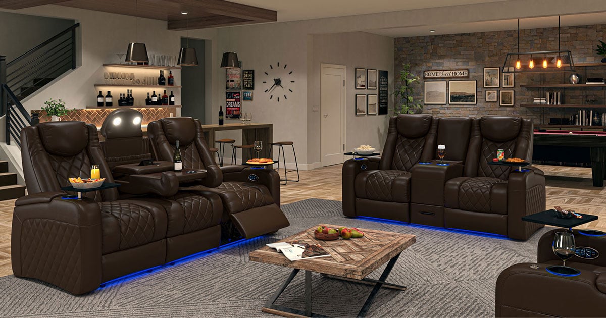 High Quality and Customizable Home Theater Sofa Seating: 30-Day Risk-Free  Returns