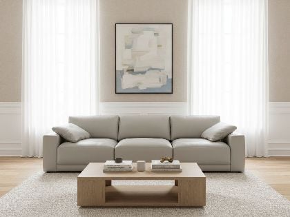 Mirage Modular 3-Seat Sofa in Premium Italian Leather