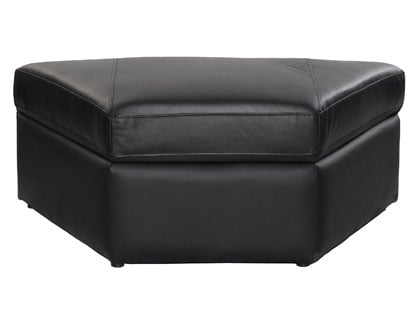 Trapezium Vegan Leather Storage Ottoman