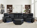 Turbo XL700 Vegan Leather Curved Sectional - Modern Design for