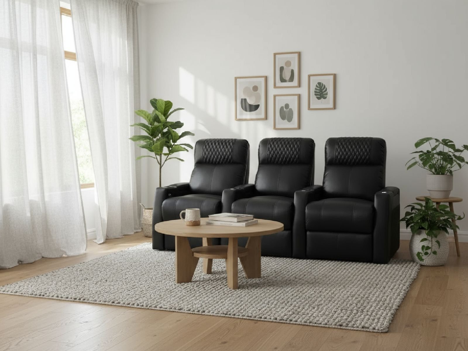 Octane Solace XS LHR | Heat & Massage | Space Saver Theater Seat