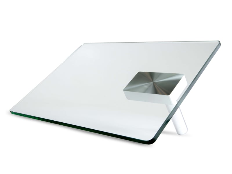 Tempered Glass Tray Table by Octane Seating