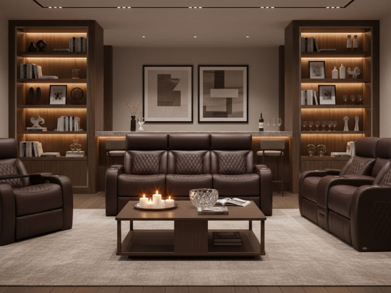 マオマオ Triple Motor Oversized Lay Flat Power Lift Recliner Chair with