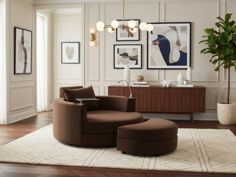 Octane Cocoa Cuddle Couch | Cuddle Seat Couch