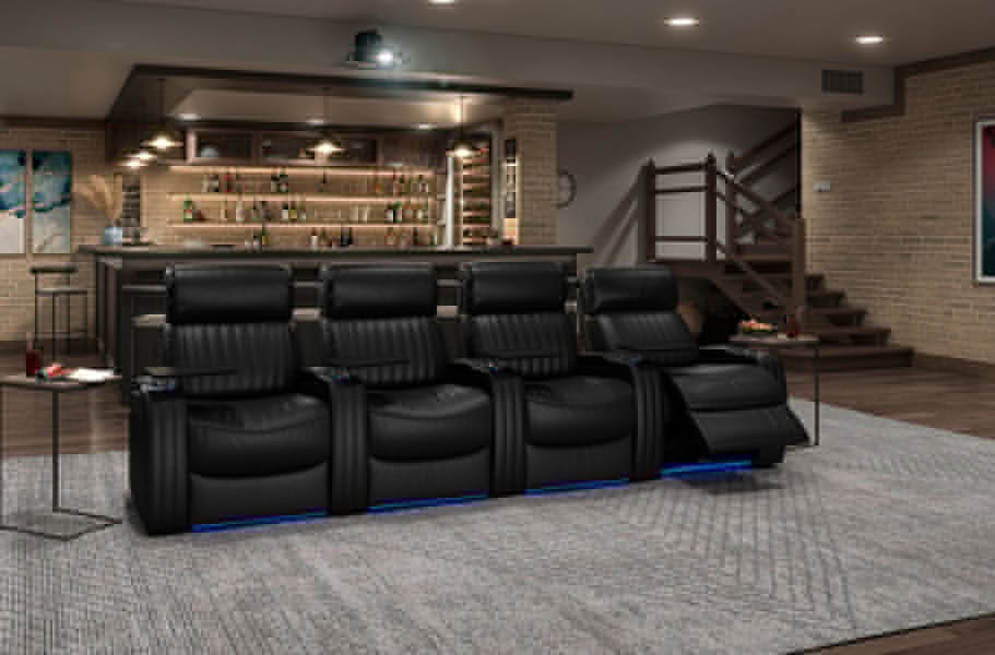 Octane Epic LHR | Heat & Massage Theater Seat Recliners | Custom