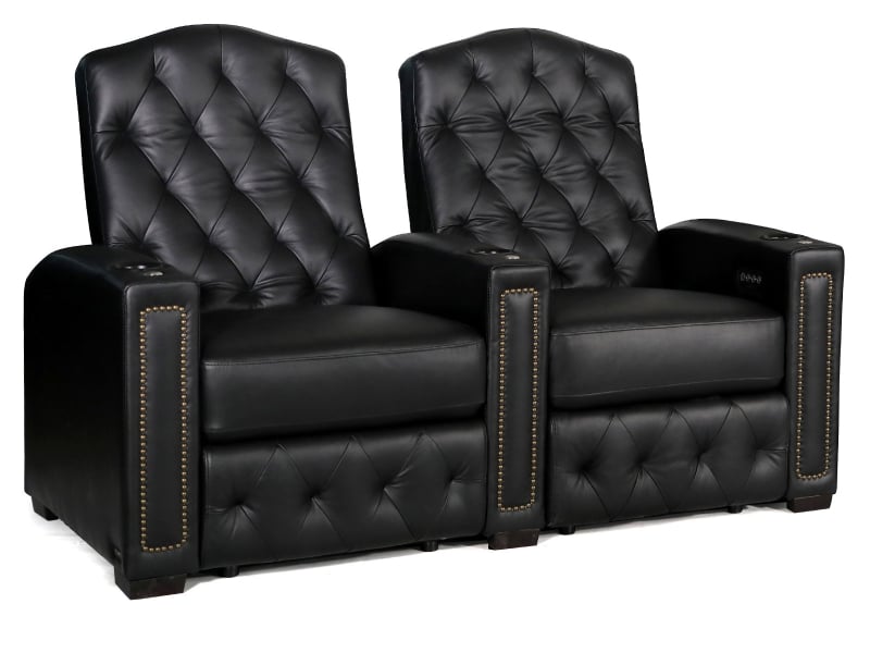 Octane Seating Regal XL250 Power Recline Black Italian Luxe