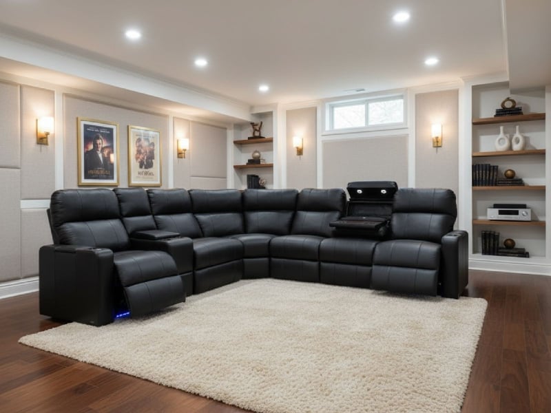 Octane Turbo XL700 Sectional with Tables | Storage | Charging