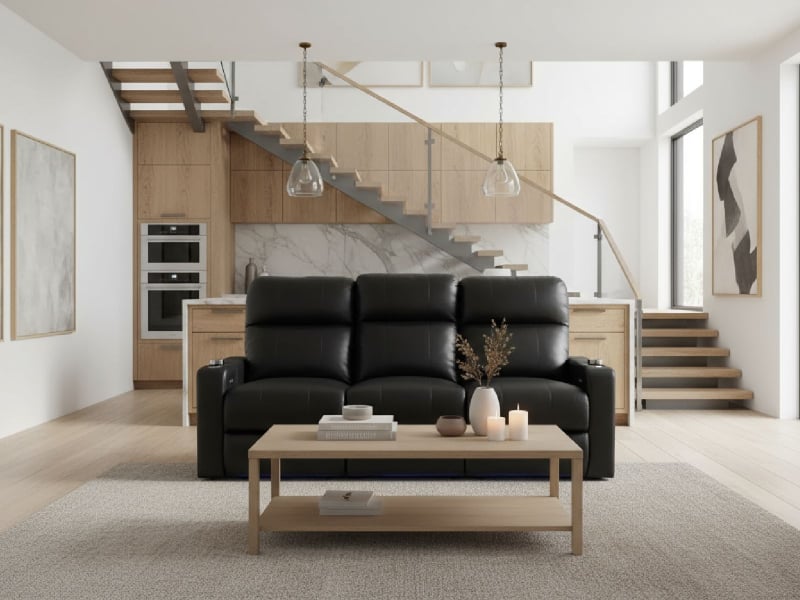 Octane Seating Turbo XL700 Sofa with Middle Drop Down Table