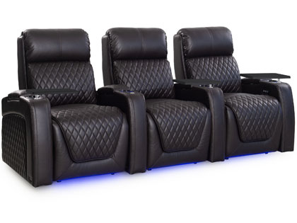 Slate LHR Massage Threes Row Seating