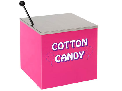 Small Pink Cotton Candy Rolling Stand