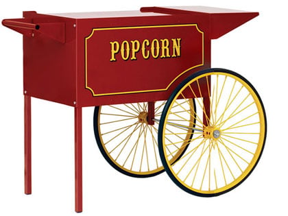 Large Popcorn Cart